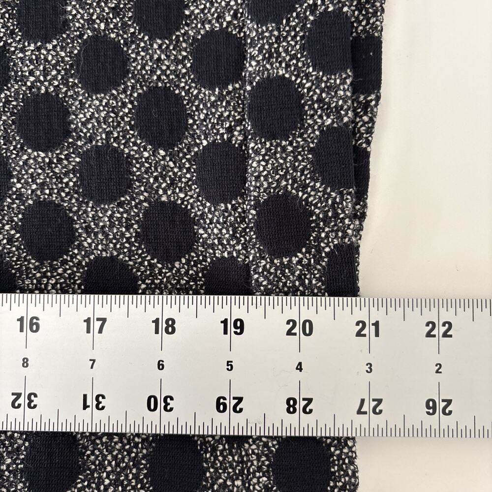Madewell Reversible Marled Dot Sweater XS Boxy Fit Gray Black Polka Dot Pullover - Picture 13 of 13